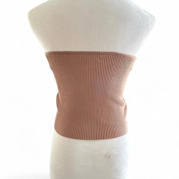 NWOT Kendall & Kylie nude stretch tube top - Picture 3 of 4